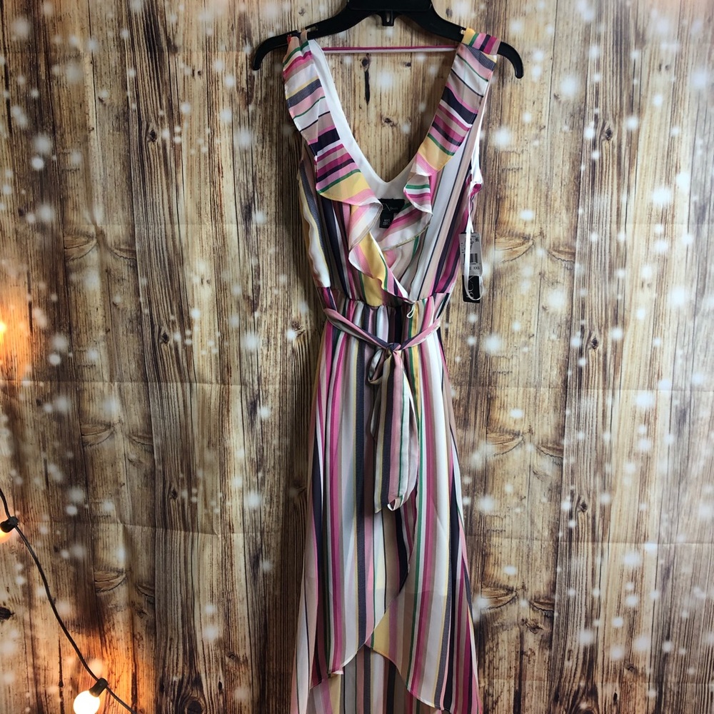 Striped maxi dress size xxs